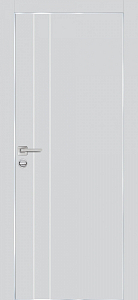 Товар Межкомнатная дверь ПХ-14  черная кромка с 4-х ст. Сапфир матовый